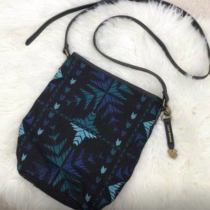 Lucky Brand, Embroidered Aztec Bucket Bag